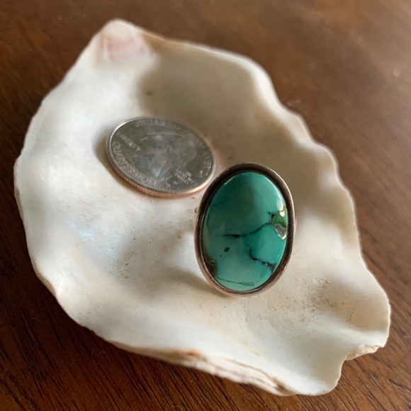 size 5.75 | hubei turquoise on silver